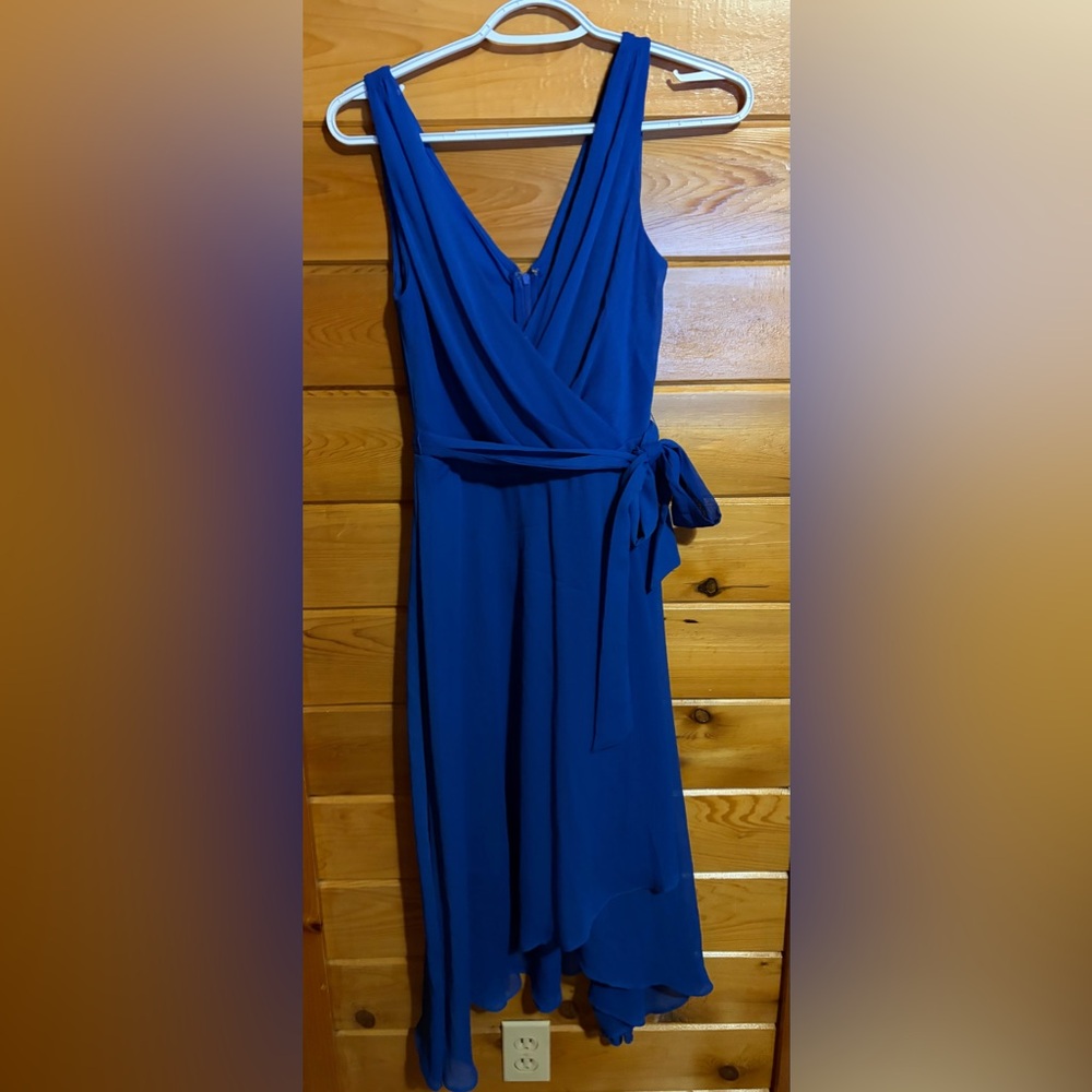 DKNY Royal Blue Midi Dress